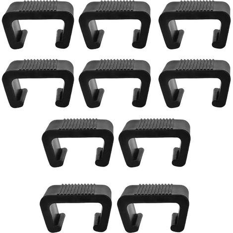 10 clips pour mobilier d'extérieur en osier, canapés et fauteuils (1/5)