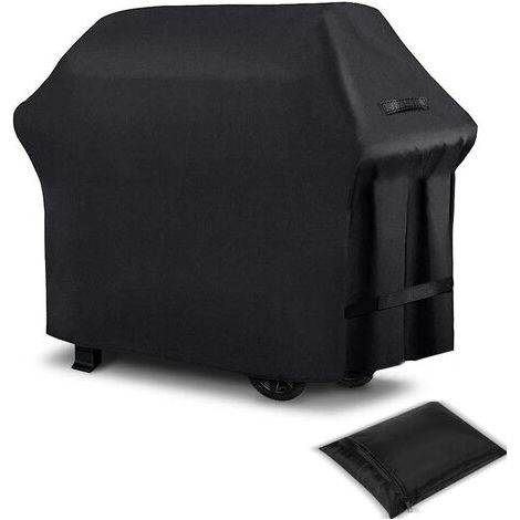 Funda Barbacoa Tela Impermeable 170X61X117 Negro Cierre Velcro (1/5)
