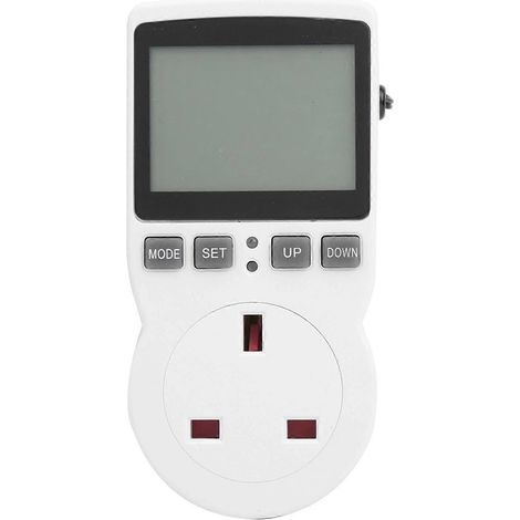 Digitale Thermostatsteckdose mit Temperaturregelung, Zeitschaltuhr, Sensor und Heiz-/Kühlmodus A