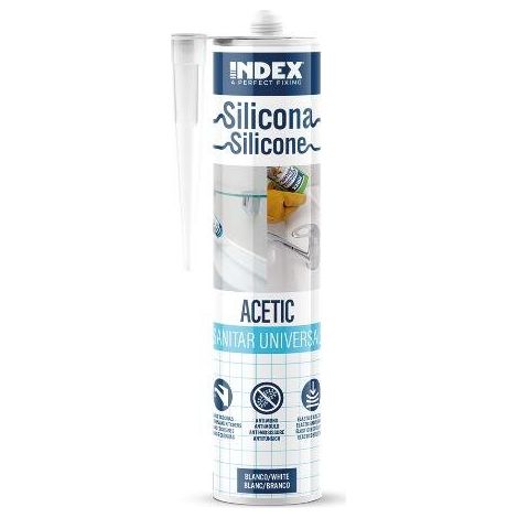 SI-UNS - SILICONA ACETIC SANITAR UNIVERSAL 280-TRANSP ( 12 u.)