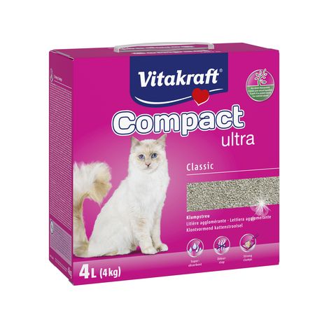 Vitakraft COMPACT ULTRA 4 kg klumpendes Bentonitstreu
