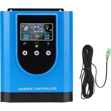 Régulateur de charge solaire MPPT 12V/24V/36V/48V, contrôleur de batterie haute efficacité, panneau solaire max PV 150V CC, 100A, adapté aux systèmes photovoltaïques autonomes. (1/5)