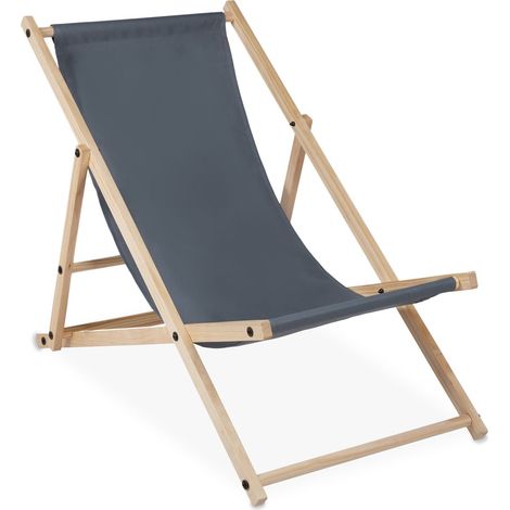 Sdraio pieghevole regolabile 82 x 56 x 93,5 cm relax ideale design decorativo in legno di faggio giallo 130008710