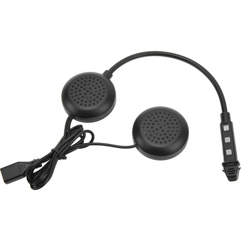 Écouteurs Bluetooth pour casque de moto ABS, intercom portable pour casque d'extérieur, idéal pour le vélo, le camping et la conduite. (1/5)