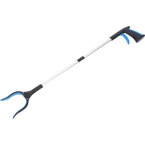 Pince à déchets ergonomique – Bras de préhension extra-long avec manche léger – Aide à la préhension pour personnes âgées – Idéal pour ramasser les déchets sans se baisser – Noir (1/5)