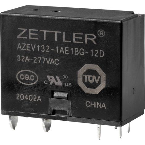 Zettler Electronics AZEV132-1AE1BG-12D Power relè 12 V/DC 32 A 1 NA 1 pz.