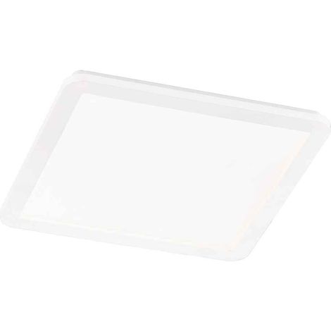 Plafoniera Led Interno Moderna Dimmer Quadrata Bianco Camillus GD Trio (1/4)