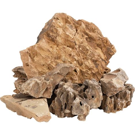 Dragon Stones 10 kg Brown 5-30 cm vidaXL