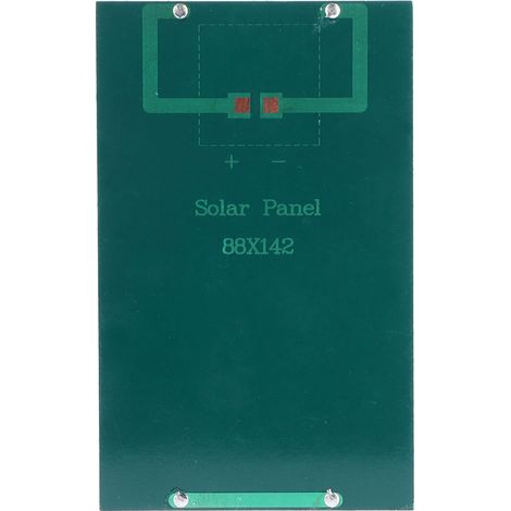 Module de panneau solaire miniature en polysilicium 1,9 W 5 V pour chargeur de batterie de camping extérieur (pièces détachées à monter soi-même) (1/5)