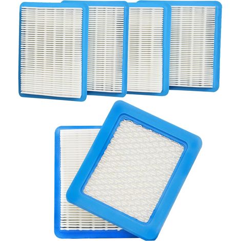 Confezione da 6 filtri aria per tosaerba, 491588s 491588 cartucce filtro aria piatte di ricambio, compatibili con Toro 20332 e Craftsman 33644. (1/5)