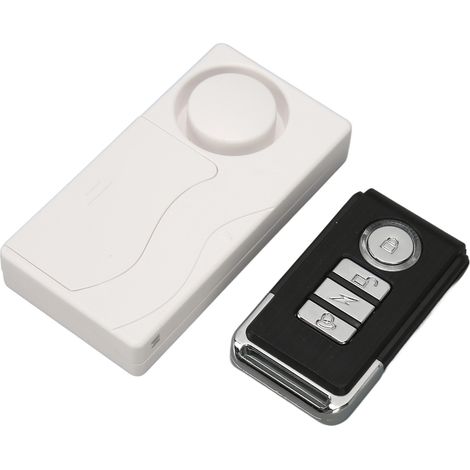 Alarme Porte Sans Fil 4 Modes 108 dB avec Télécommande pour Fenêtre, Chambre, Hôtel, Garage