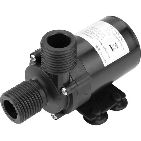 Pompe à eau miniature sans balais 12V pour chauffe-eau solaire, résistante de -40°C à 100°C (1/5)