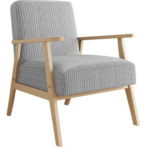 Fauteuil Clovis 100, Poso 110, 76x59x67cm, Tapisserie, Pieds: Bois, 0