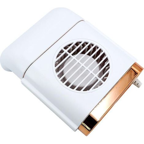 Mini ventilateur de dossier de siège auto avec chargement USB 4 vitesses - Blanc (1/4)