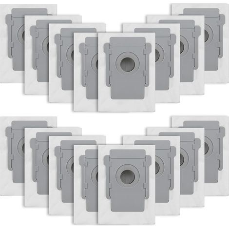 Confezione da 16 sacchetti per aspirapolvere per iRobot Roomba i7/i7+/i3/i3+/i4/i4+/i6/i6+/i8/i8+/S9/S9+/j7/j7+/E5/E6/E7, sacchetto di ricambio per iRobot Roomba i7, kit di accessori, adatto alle fami (1/5)