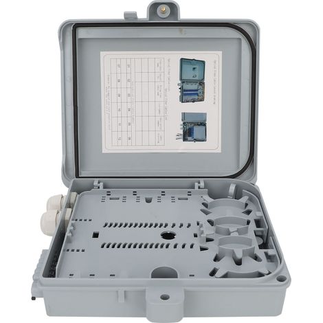 Boîtier de terminaison fibre optique FTTH 12 cœurs, boîtier de distribution fibre optique IP65 (1/5)