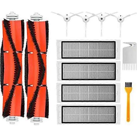 Kits de pièces détachées pour robots Roborock S50 et S55 : filtres, brosses latérales, brosses rotatives de remplacement