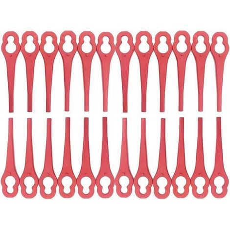 Lame De Rechange - Plastique - Longueur 8,3 Cm - Pour Debrousailleuse - Lot De 100 (1/4)