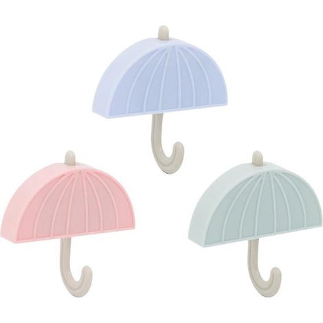 3 crochets muraux pour parapluie (1/3)