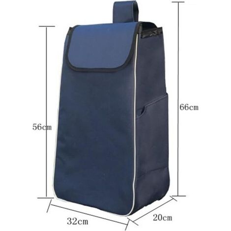 Sac de Rangement de Remplacement pour Chariot de Courses Grande capacité étanche Durable pour la Maison ou Le Bureau Sac