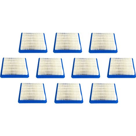 10 X filtre à air pour tondeuse Briggs & Stratton 491588S 399959 Quantum 3,5 - 6,5 CV 625 650 675 (1/2)