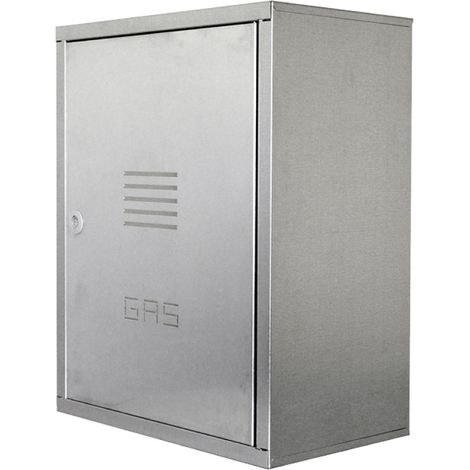 CASSETTA PER CONTATORE GAS IN LAMIERA ZINCATA MODELLO GENIA - DIM: (HXLXP):45X34X24  - CIE