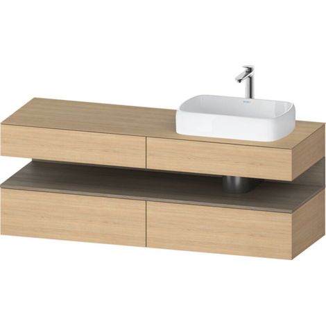 Lavabo consola Collection One de Duravit, 2 extraíbles, 2