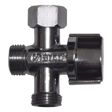 Valvola Wirquin 60720909 controllo facile arresto acqua cromata