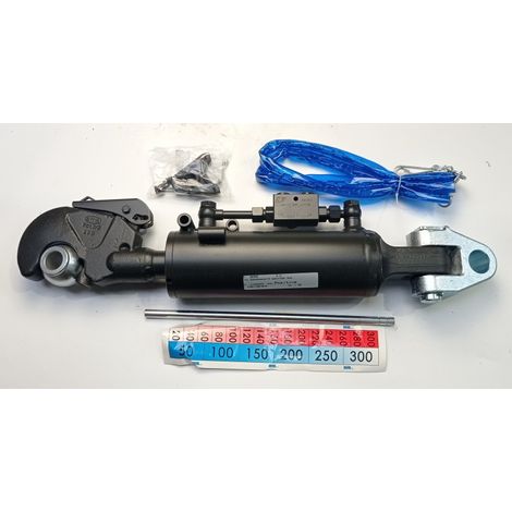 Coupleur hydraulique cat. 3 575-750 mm avec tête de fourche (32 mm) crochet (32 mm) sans câbles (AL175552) 36945 (1/2)