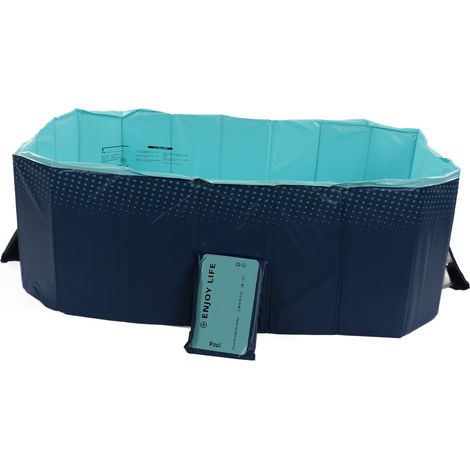 Piscine pliable surdimensionnée, gonflage gratuit, pour la maison et l'extérieur, 1,6 m / 5,25 pi (1/5)