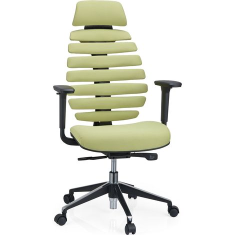 Bürostuhl / Drehstuhl ERGO LINE II PRO Stoff grün hjh OFFICE