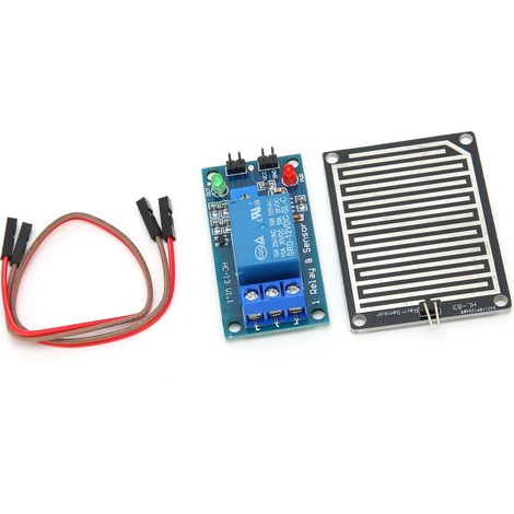 Module Capteur Pluviomètre Réglable avec Potentiomètre pour Surveillance Météo (1/5)