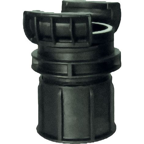 Demi raccord symétrique Guillemin, pompier, à verrou à douille filetée femelle en polypropylène DN 80 x 3'' BSP