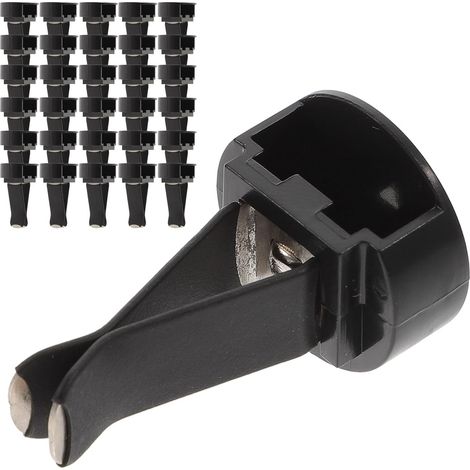 100 Clips de Ventilation pour Voiture en Métal Noir Fixation pour (1/5)