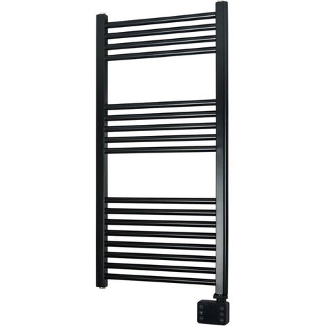 Eurom Sani-Towel Sèche serviettes électrique 110x50cm - 800watt - wifi - noir mat (1/5)