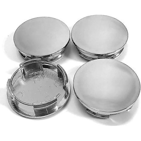 Lot de 4 cache-moyeux de roue vierges sans logo de 57 mm pour Mazda 2, 3, 5, 6, CX5, CX7, CX9 et RX8, couleur argent. (1/5)