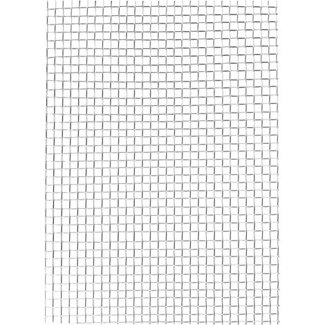 3Pcs 5 Maille 8" x 6" Grillage Tissé, 304 Acier Inoxydable Écran Filtre à Air, Grillage Fenêtre Tissage Simple pour Projets DIY Couverture Vents Filtration Clôture Animaux (1/5)