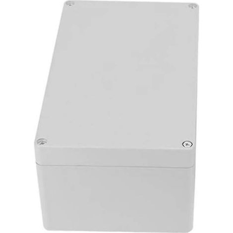 Kunststoff-Anschlussdose 150 x 200 x 100 mm, ABS, IP65, Grau, wetterfest, für den Außenbereich, mit Anschlussstecker (1/5)