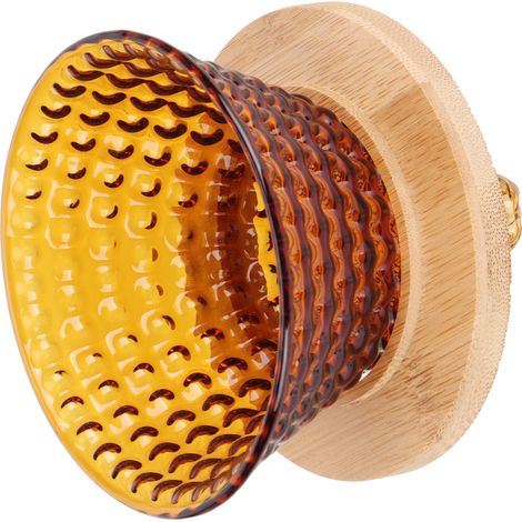 Wiederverwendbarer Glaskaffeefilter, Trichter, Kaffeemaschinenzubehör, braun (1/5)