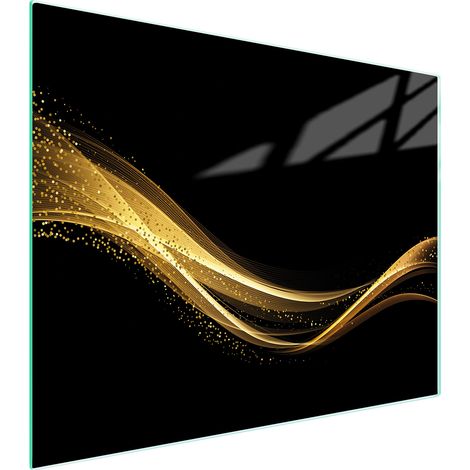 Planche à découper en verre noir 52x40 (1/5)