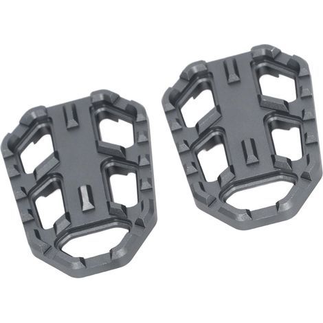 1 paire de repose-pieds de moto antidérapants en alliage d'aluminium CNC, repose-pieds pour Versys X300 650 1000 gris. (1/5)