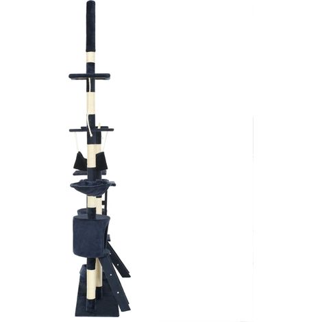 Maison Exclusive - Albero per Gatti con Tiragraffi in Sisal 230-250 cm Blu (1/5)