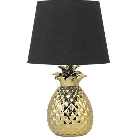 Table Lamp PINEAPPLE Ceramic Gold