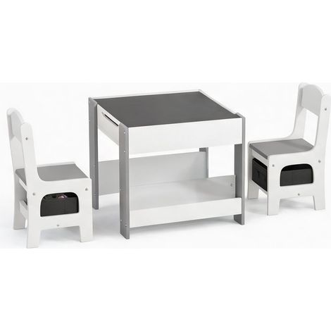 Ensemble table et chaises enfant gri 61,5 x 61,5 x 48 cm (1/5)