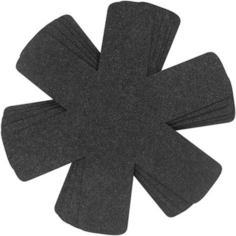 Lot de 5 protège-casseroles empilables en tissu non tissé, diamètre 38 cm (1/5)