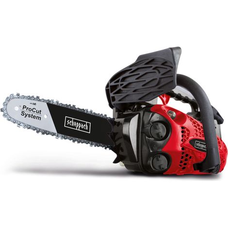 Scheppach - Tronçonneuse Thermique CSP2540 - Chaîne et Guide Procut 25cm - Lubrification automatique de la chaîne - Frein de chaîne intégré - Etui du guide inclus - Légère et Compacte