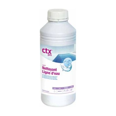 Nettoyant ligne d'eau AstralPool ALCALIN – Gel anti-graisse sans mousse – 1 litre pour entretien piscine – Élimine salissures et incrustations – CTX