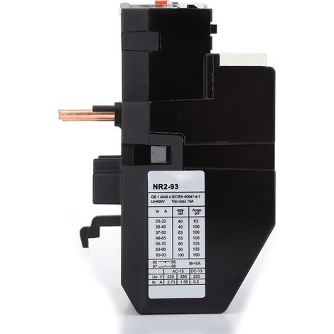Relais de surcharge thermique BR2-93, protecteur thermique, protection contre les surcharges (1/5)