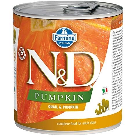 Farmina Dog N&D Pumpkin Adult Quaglia e Zucca - Farmina Dog N&D Pumpkin Adult Quaglia e Zucca - Lattina Da 285 Gr (1/4)