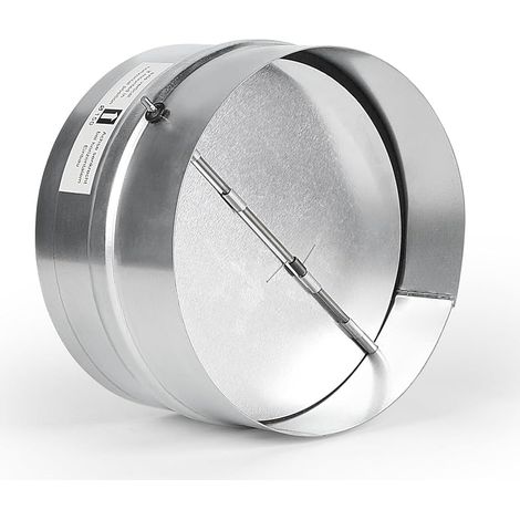 LALAGO Ø150 mm Clapet Anti Retour Automatique, Clapet Anti-Retour avec Caoutchouc d'Étanchéité Joint Caoutchouc pour Hotte Aspirante et Canal de Ventilation (1/5)